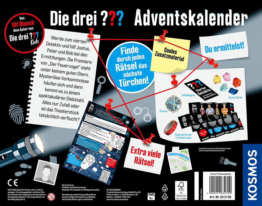 Weitere Ansicht: Die drei ???-Adventskalender 2026