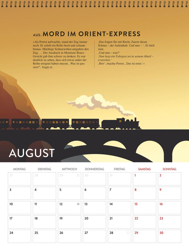 Weitere Ansicht: Agatha Christie Kalender 2027 | Agatha Christie