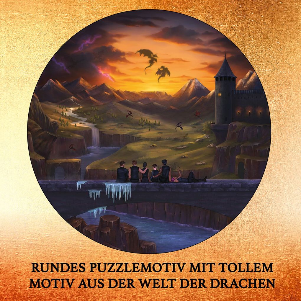 Weitere Ansicht: Fourth Wing Puzzle - Flame Section Mates