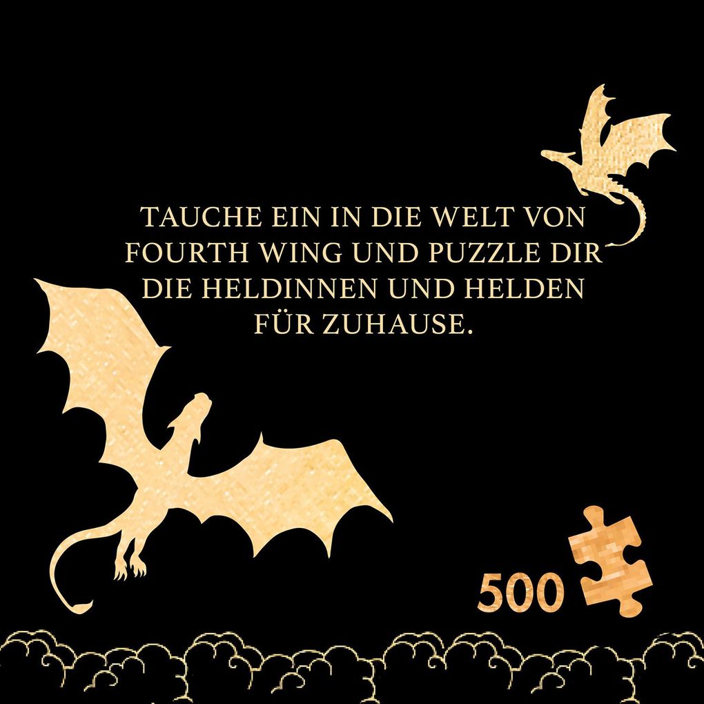 Weitere Ansicht: Fourth Wing Puzzle - Flame Section Mates