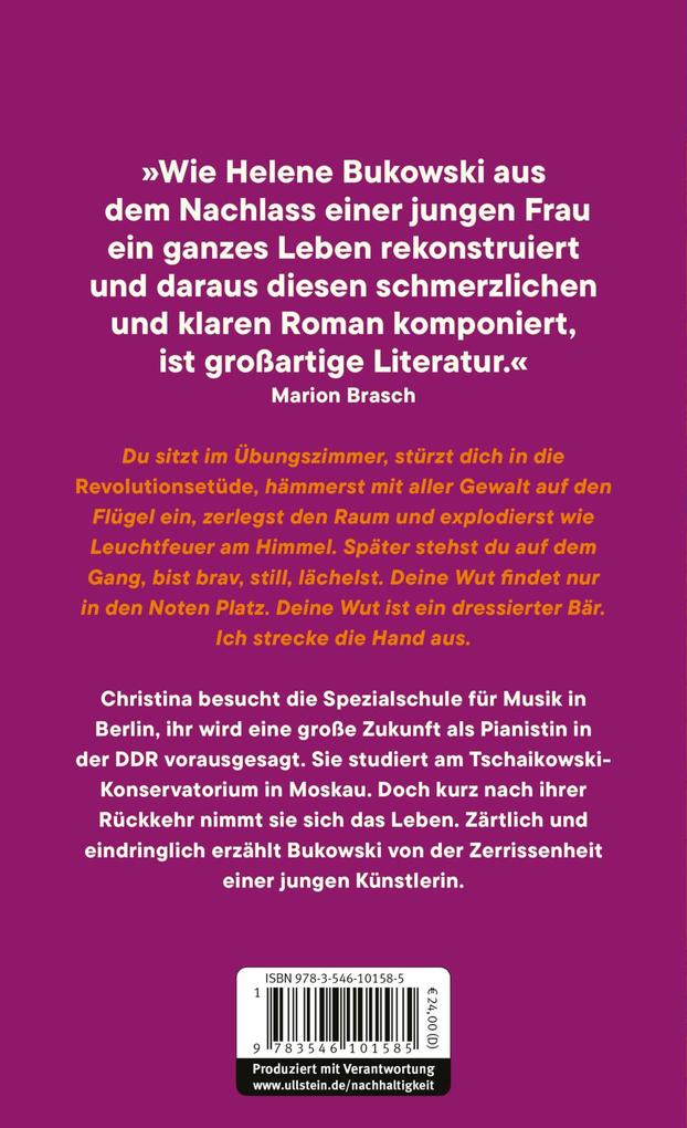 Weitere Ansicht: Wer möchte nicht im Leben bleiben | Helene Bukowski