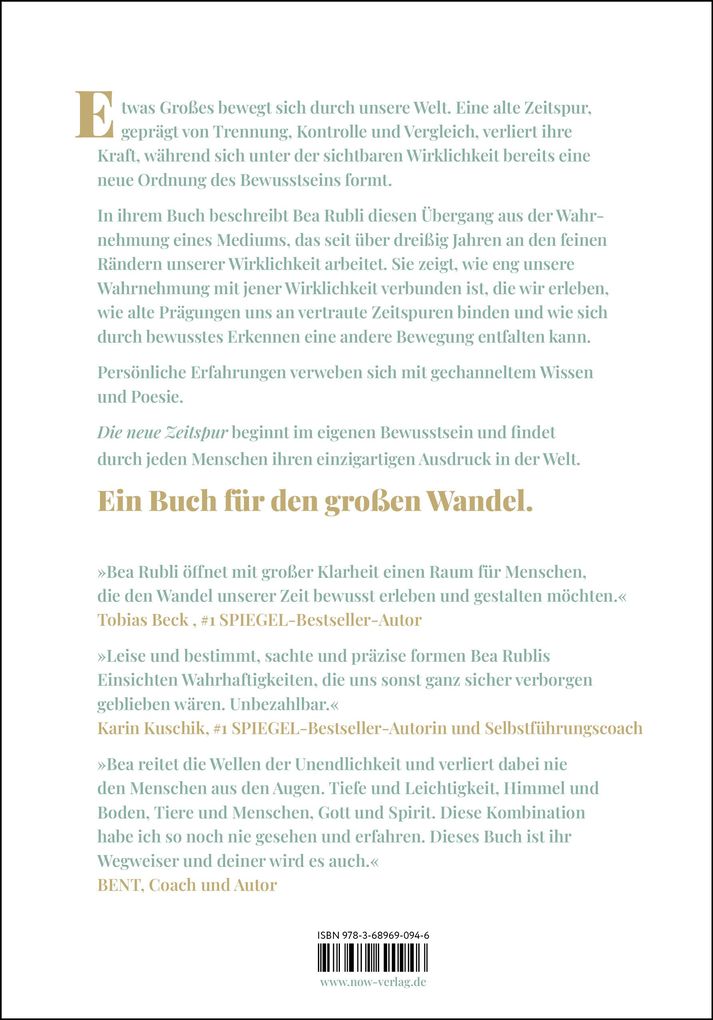 Weitere Ansicht: Die neue Zeitspur | Bea Rubli