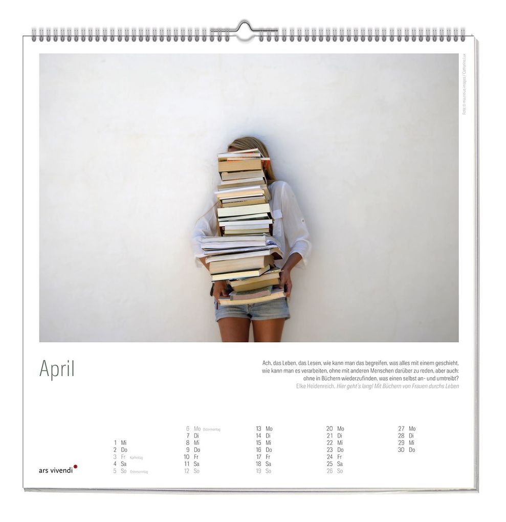 Weitere Ansicht: Literarischer Lesen Kalender 2027 | ars vivendi Verlag