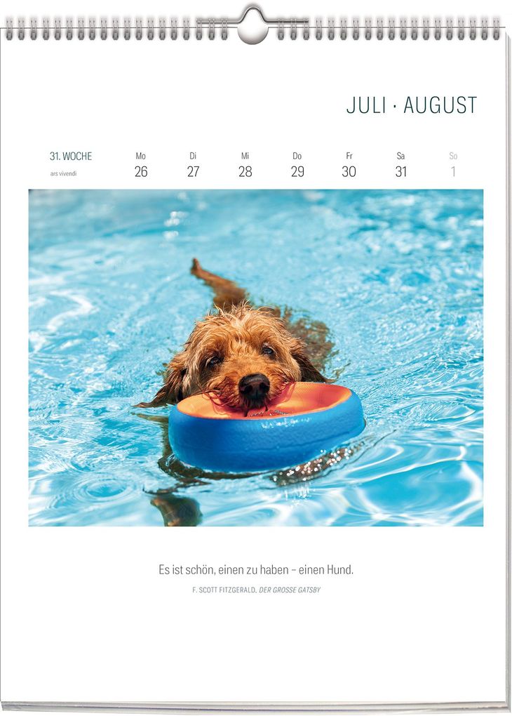 Weitere Ansicht: Literarischer Hunde Kalender 2027 | Vivendi Ars