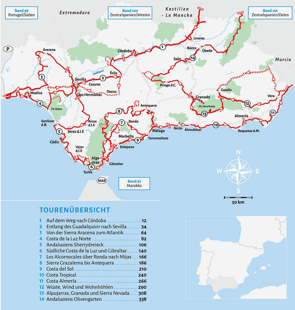 Weitere Ansicht: Entdeckertouren mit dem Wohnmobil Andalusien | Christian Winkler, Christina Winkler