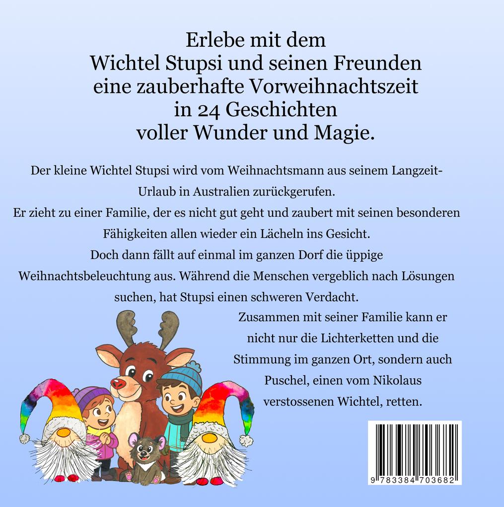 Weitere Ansicht: Mit Stupsi durch den Advent - Geschichten eines Weihnachtswichtels | Ria Krausberg