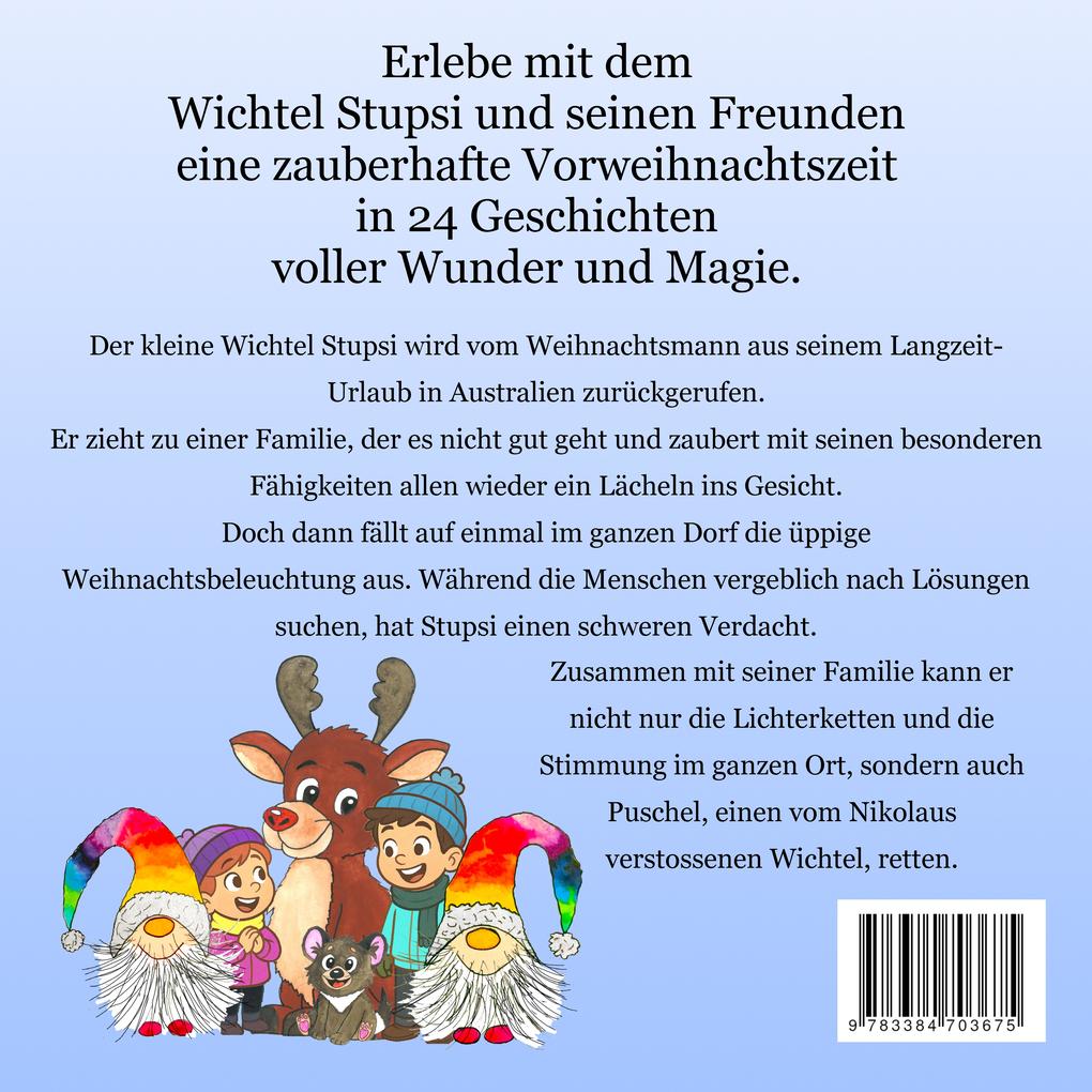 Weitere Ansicht: Mit Stupsi durch den Advent - Geschichten eines Weihnachtswichtels | Ria Krausberg