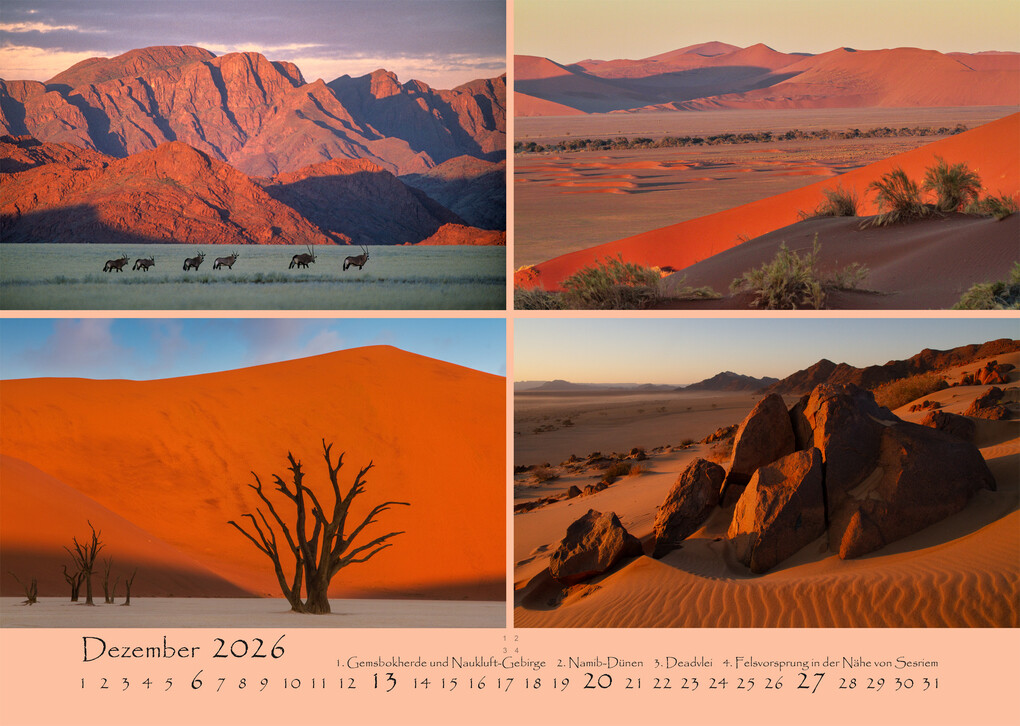 Weitere Ansicht: NAMIBIA - MAGIE DES LICHTS 2026