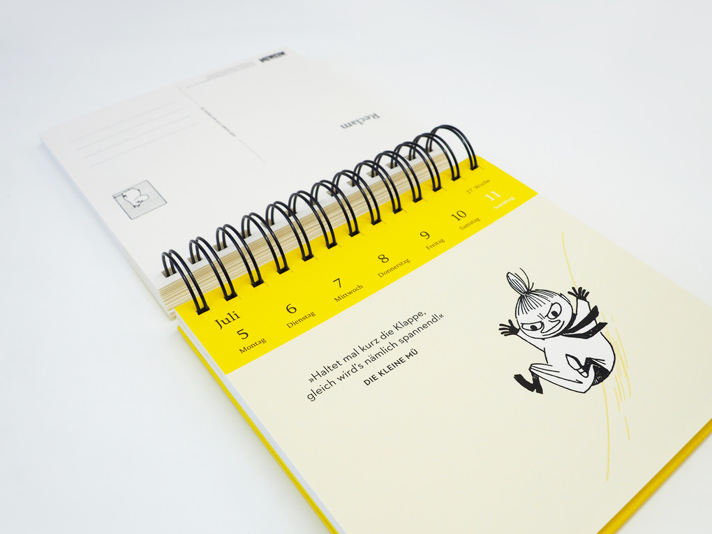 Weitere Ansicht: Die Mumins für alle Lebenslagen. Postkartenkalender 2027 | Tove Jansson