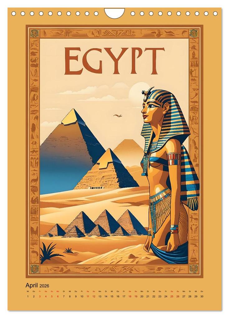 Weitere Ansicht: Exotic Travel Poster - nostalgische Abenteuerreisen um die Welt (Wandkalender 2026 DIN A4 hoch), CALVENDO Monatskalender | Renate Utz, Calvendo