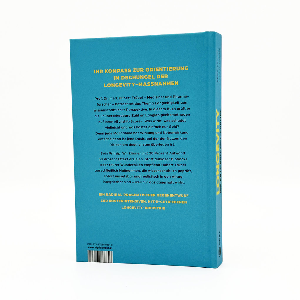Weitere Ansicht: Longevity - Die Anti-Bullshit-Formel | Hubert Trübel