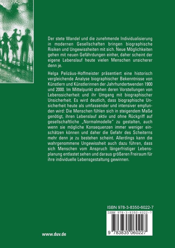 Weitere Ansicht: Biographische Sicherheit im Wandel? | Helga Pelizäus-Hoffmeister