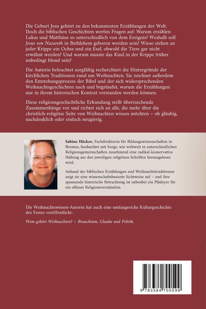 Weitere Ansicht: Wie wurde Weihnachten erfunden? | Sabine Häcker