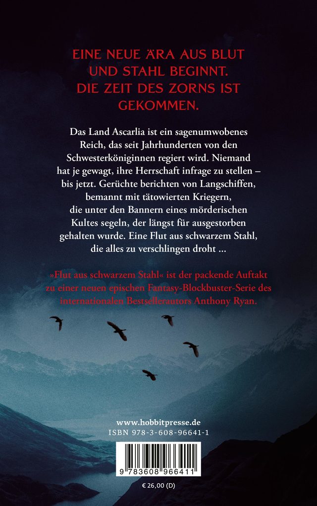 Weitere Ansicht: Flut aus schwarzem Stahl | Anthony Ryan