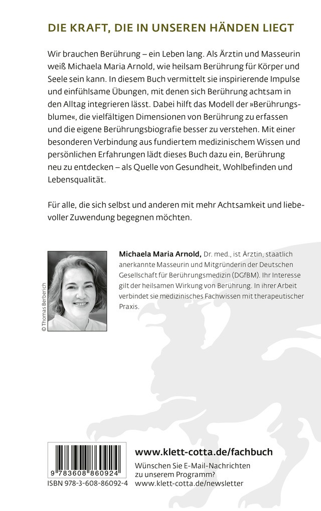 Weitere Ansicht: Das Berührungsbuch (Fachratgeber Klett-Cotta) | Michaela Maria Arnold