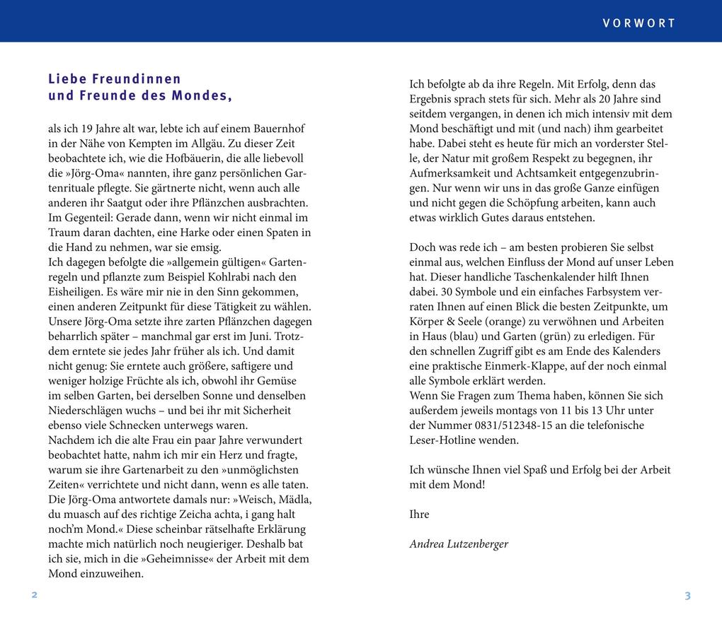 Weitere Ansicht: Mondkalender 2027 | Andrea Lutzenberger