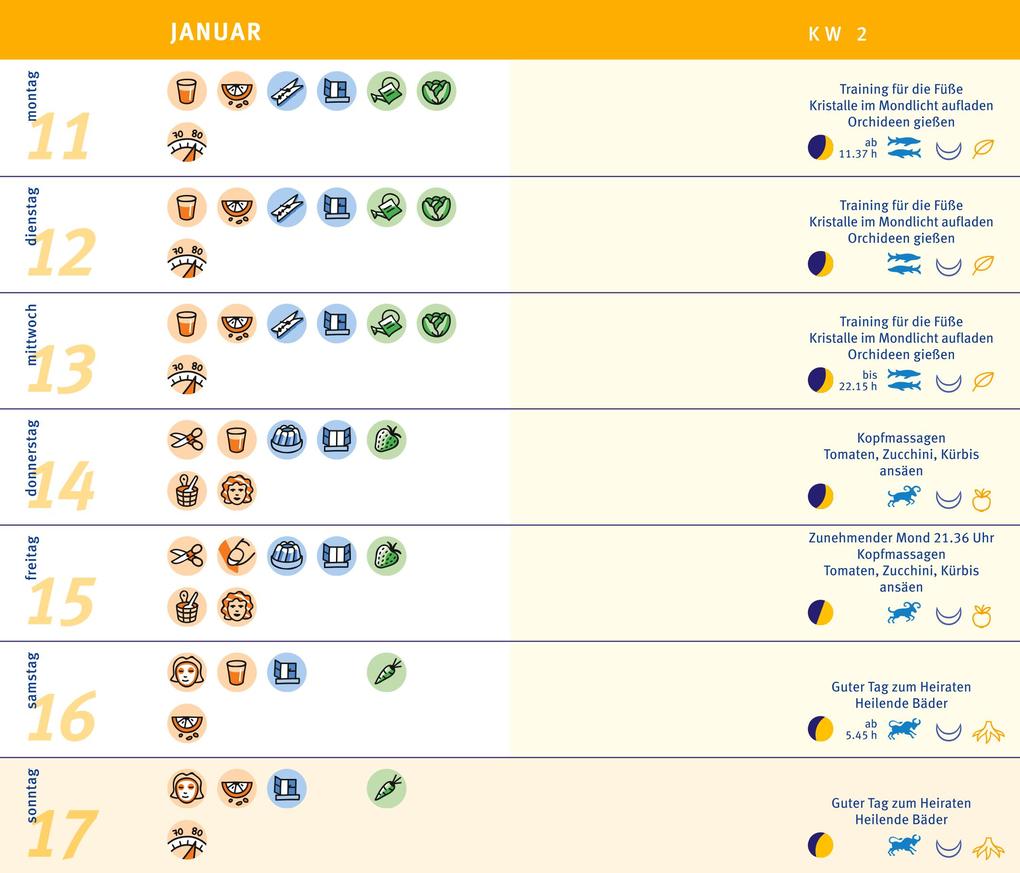 Weitere Ansicht: Mondkalender 2027 | Andrea Lutzenberger