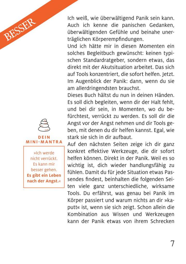 Weitere Ansicht: 1-Minuten-Strategie Panik | Jeannine Mik