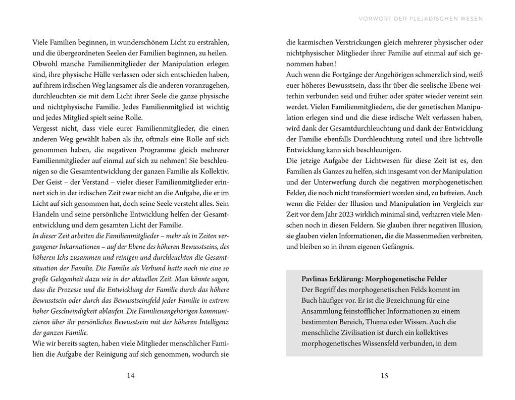 Weitere Ansicht: Plejadische Intelligenz | Pavlina Klemm