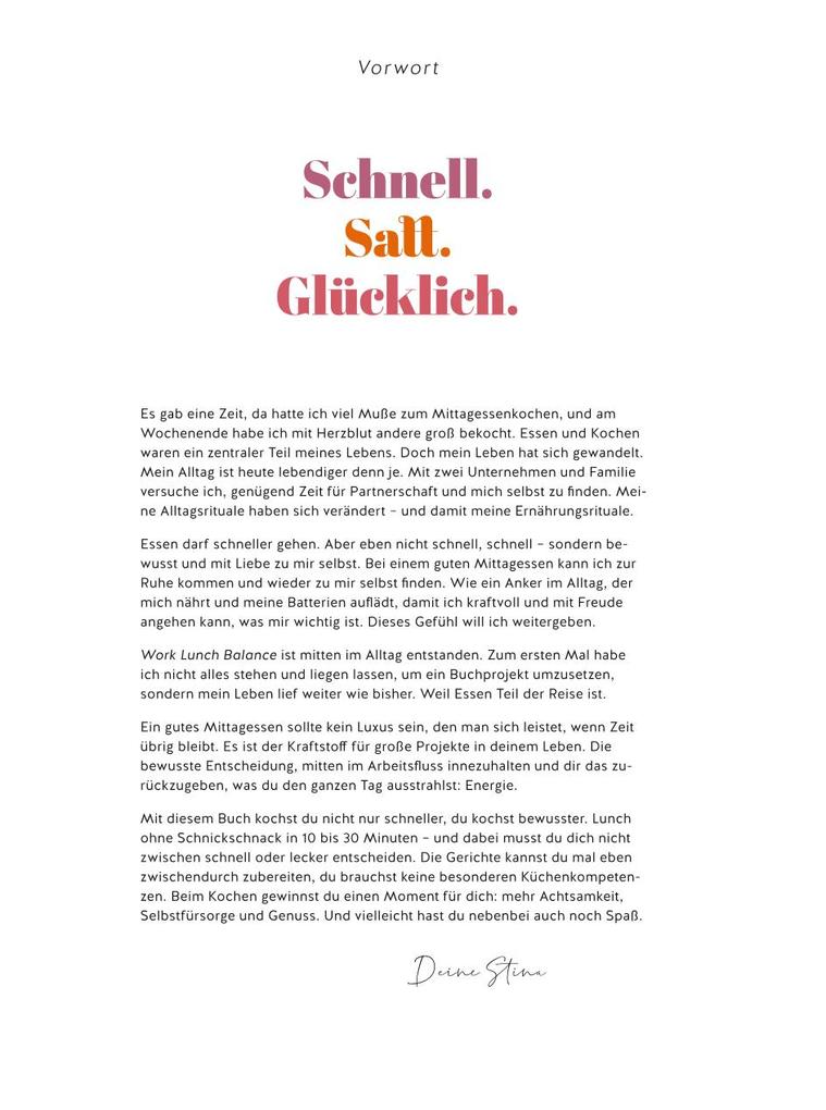 Weitere Ansicht: Work-Lunch-Balance | Stina Spiegelberg