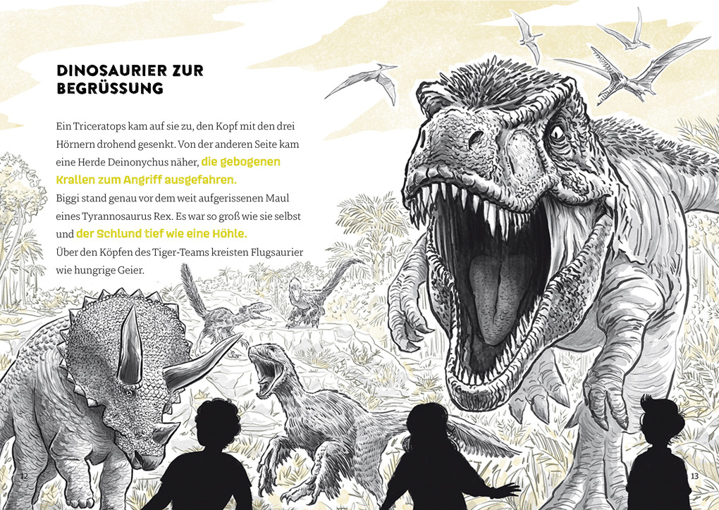 Weitere Ansicht: Tiger-Team - Friedhof der Dinosaurier | Thomas Brezina