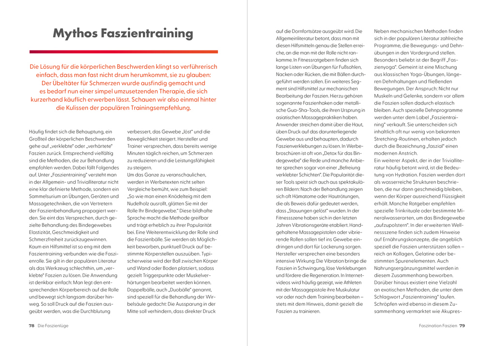 Weitere Ansicht: Die Faszienlüge | Matthias Manke, Patrick Julius