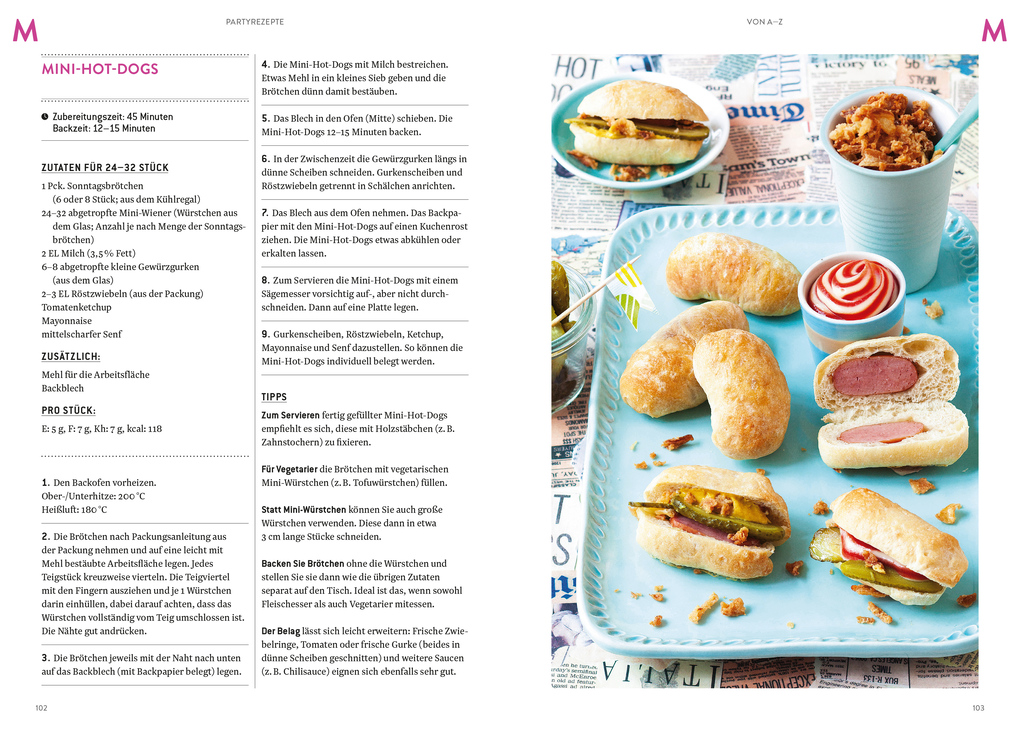 Weitere Ansicht: Partyrezepte von A-Z | Oetker Verlag