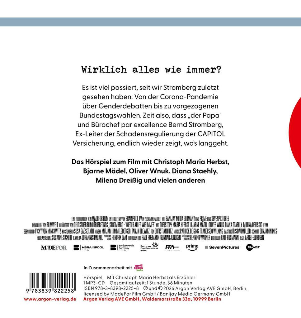 Weitere Ansicht: Stromberg - Wieder alles wie immer - Das Hörspiel zum Film | Ralf Husmann