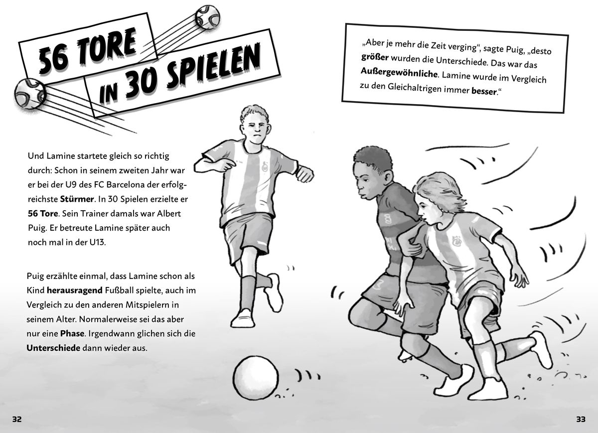 Weitere Ansicht: Mein Fußballheld Lamine Yamal - Seine Geschichte, seine Spiele, seine Rekorde | Florian Kinast