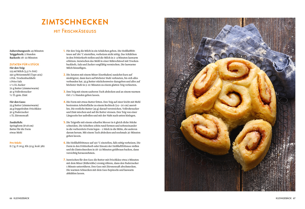 Weitere Ansicht: Heißluftfritteuse backen | Oetker Verlag