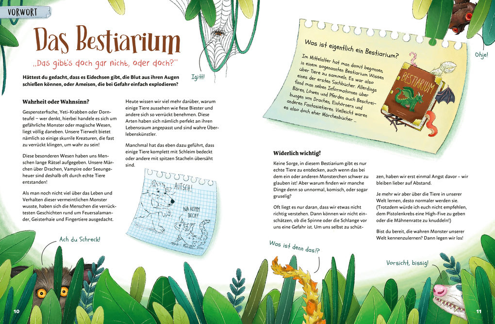 Weitere Ansicht: Stacheln, Schleim & spitze Zähne! Mein Bestiarium der außergewöhnlichen Tiere | Laura Tschorn