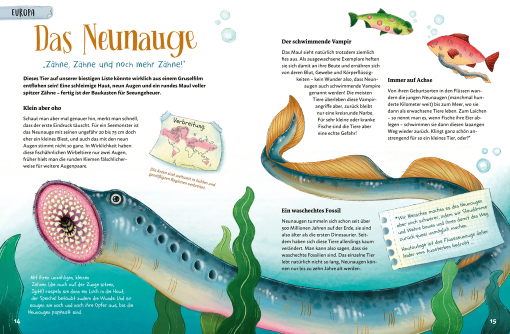 Weitere Ansicht: Stacheln, Schleim & spitze Zähne! Mein Bestiarium der außergewöhnlichen Tiere | Laura Tschorn