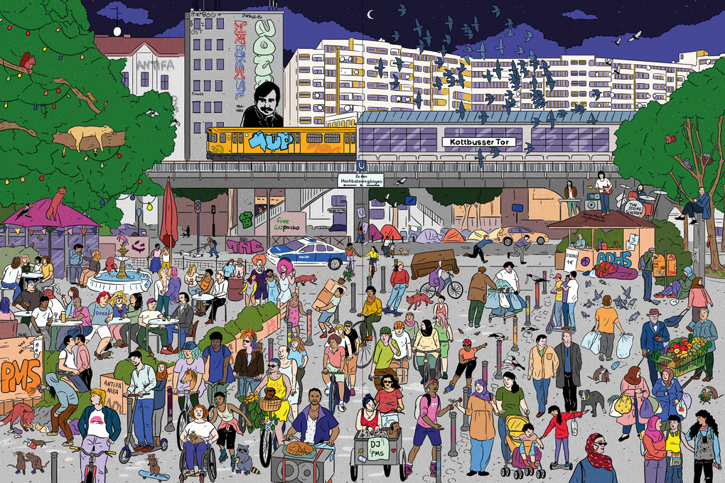 Weitere Ansicht: Dit is Berlin. Das Wimmelbuch | Patrick Oelze, Laura Breiling