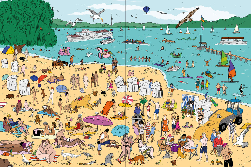 Weitere Ansicht: Dit is Berlin. Das Wimmelbuch | Patrick Oelze, Laura Breiling