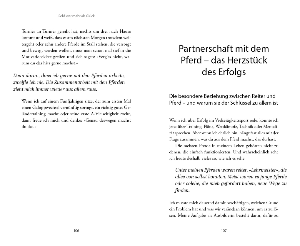 Weitere Ansicht: Gold war mehr als Glück | Julia Krajewski, Karolin Leszinski
