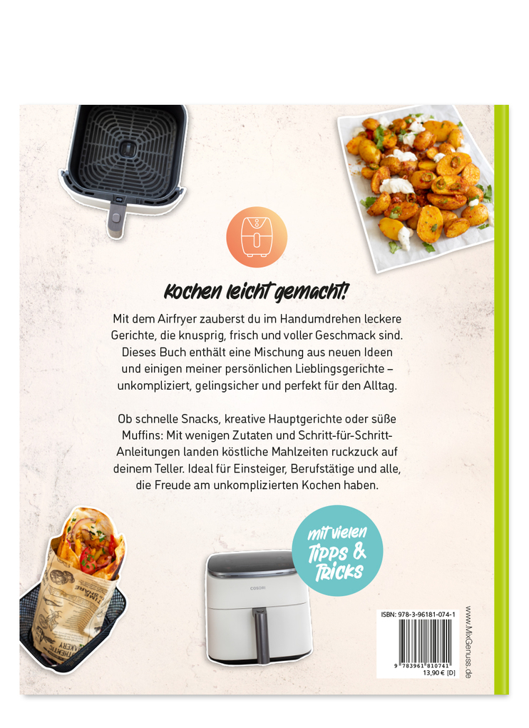 Weitere Ansicht: Lieblingsgerichte aus dem Airfryer | Corinna Wild