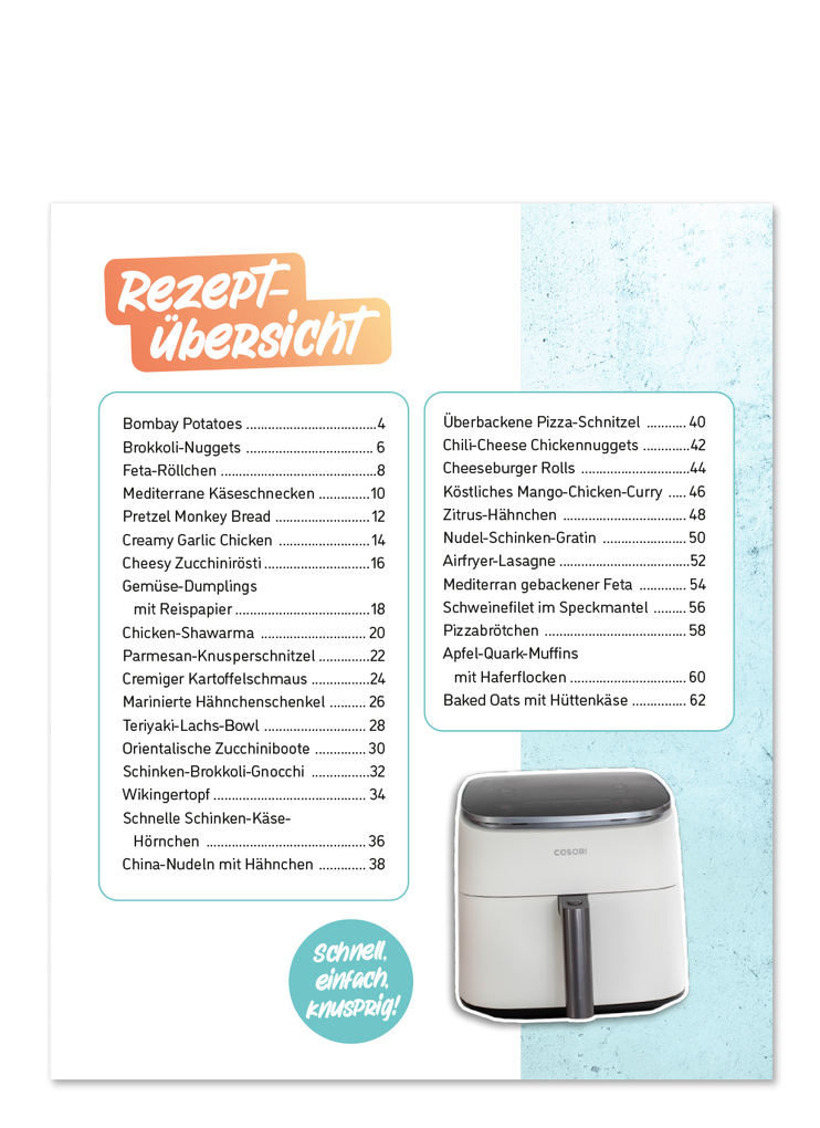 Weitere Ansicht: Lieblingsgerichte aus dem Airfryer | Corinna Wild