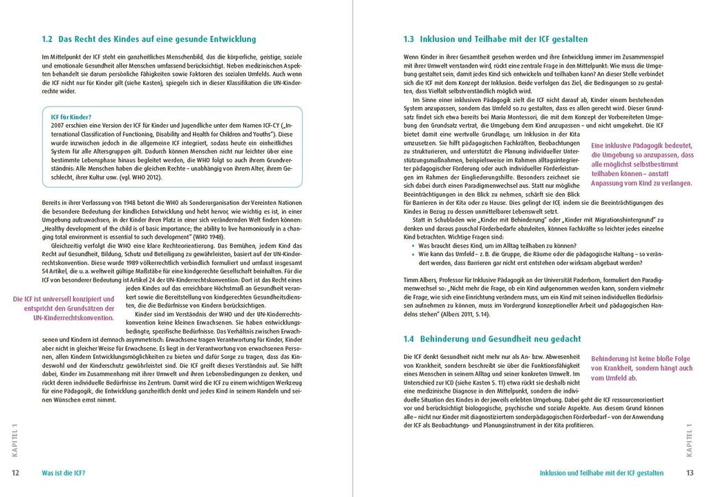 Weitere Ansicht: ICF in der Kita | Astrid Leska, Theresa Lill