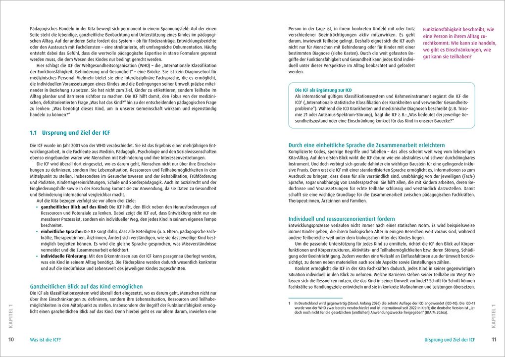 Weitere Ansicht: ICF in der Kita | Astrid Leska, Theresa Lill