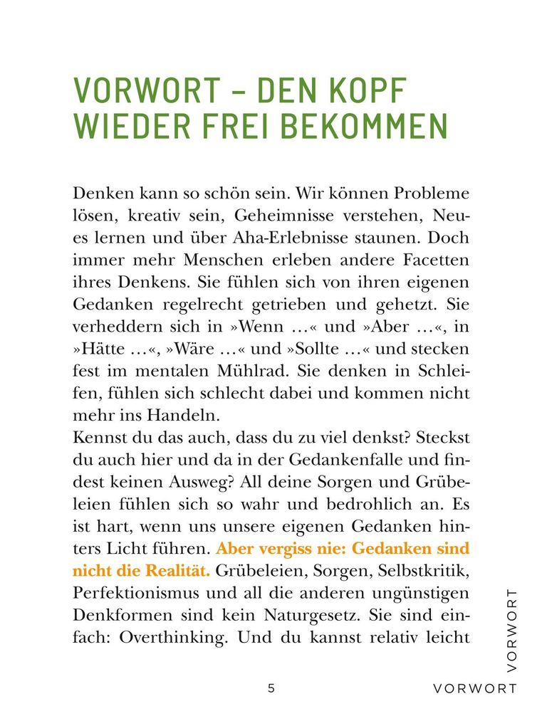 Weitere Ansicht: Die 1-Minuten-Strategie gegen Overthinking | Matthias Hammer
