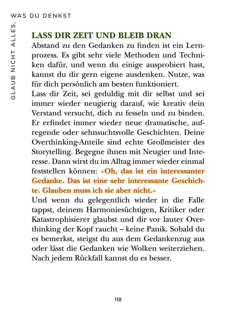 Weitere Ansicht: Die 1-Minuten-Strategie gegen Overthinking | Matthias Hammer