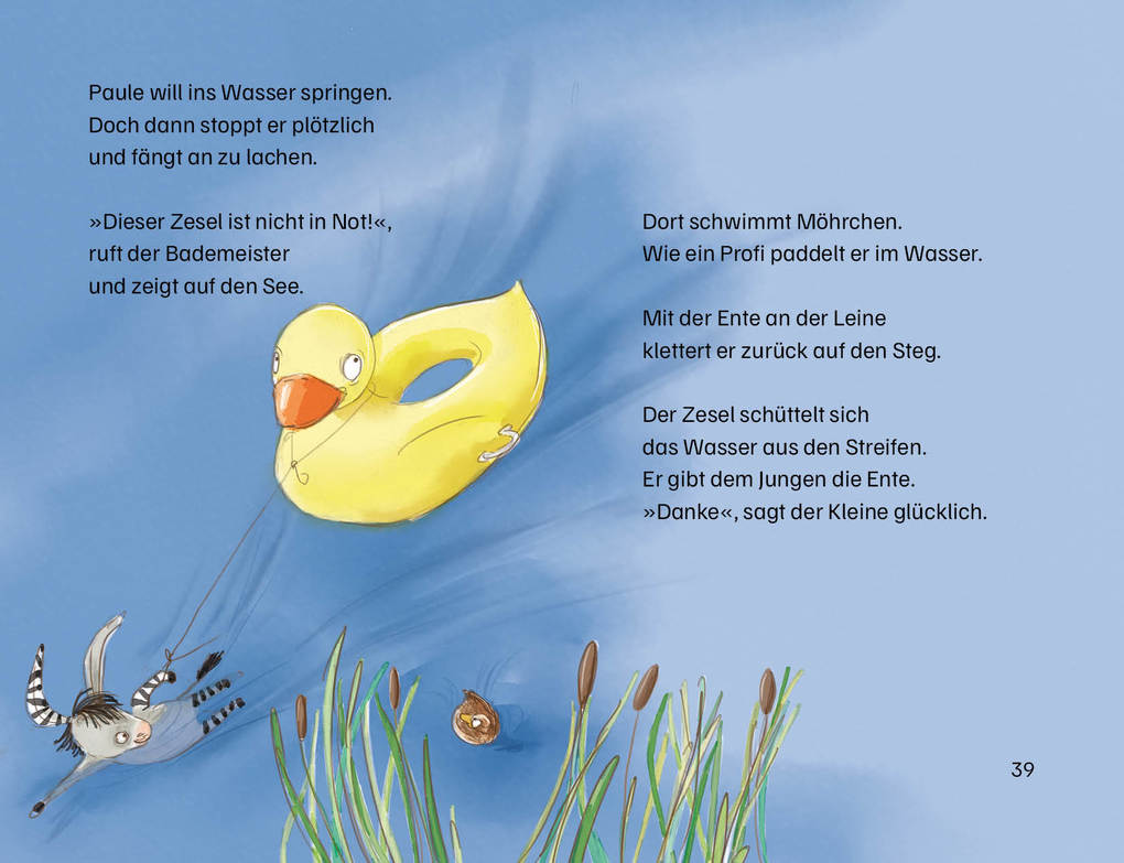 Weitere Ansicht: Grimm und Möhrchen machen das Seepferdchen | Stephanie Schneider