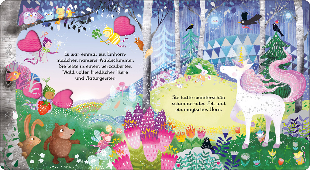 Weitere Ansicht: Mein glitzerndes Fühlbuch: Das Einhorn | Anna Milbourne