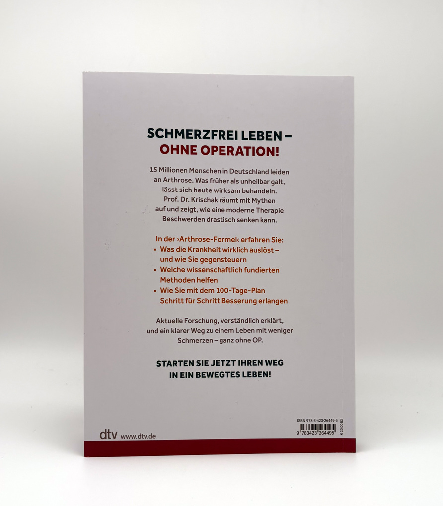 Weitere Ansicht: Die Arthrose-Formel | Gert Krischak
