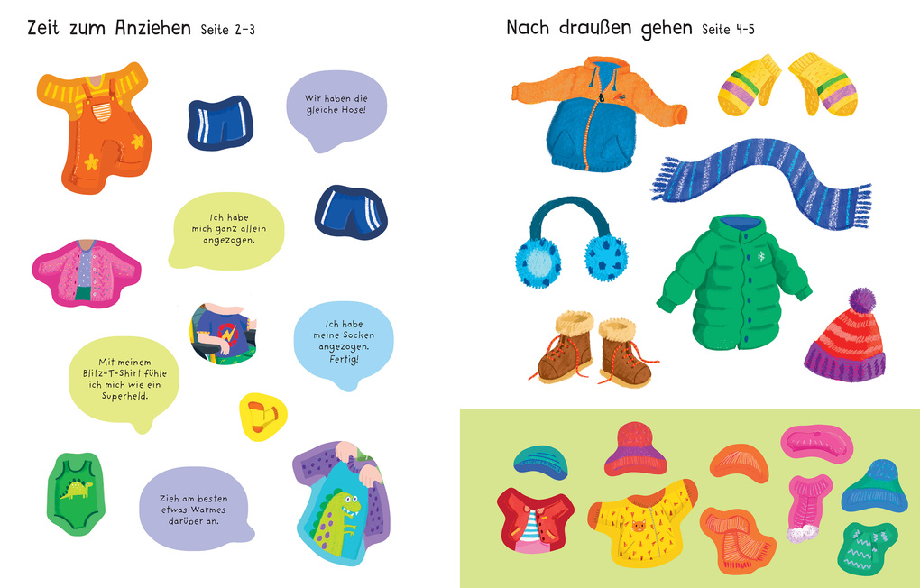 Weitere Ansicht: Mein erstes Stickerbuch: Ich ziehe mich an | Jessica Greenwell