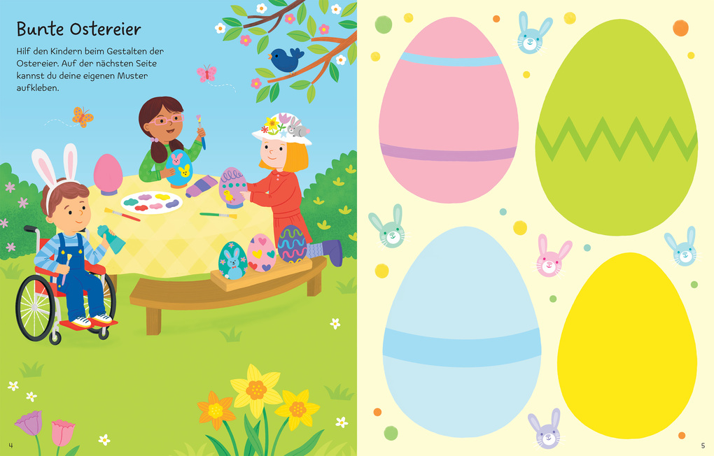 Weitere Ansicht: Mein erstes Stickerbuch: Wir feiern Ostern | Holly Bathie