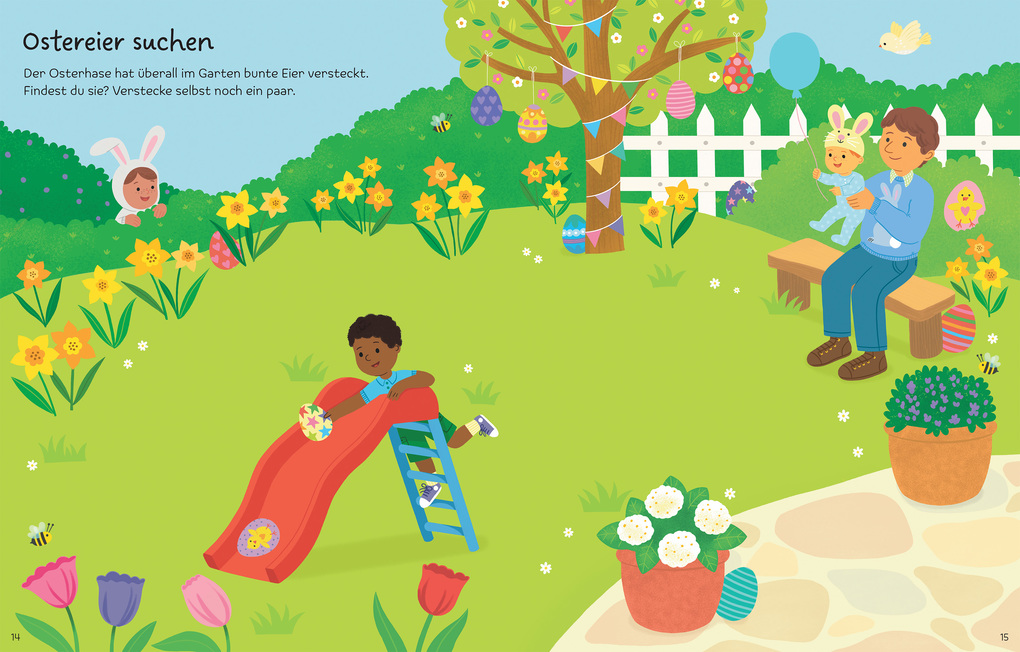 Weitere Ansicht: Mein erstes Stickerbuch: Wir feiern Ostern | Holly Bathie