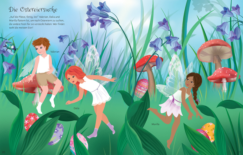 Weitere Ansicht: Mein Anziehpuppen-Stickerbuch: Zauberhafte Osterfeen | Fiona Watt