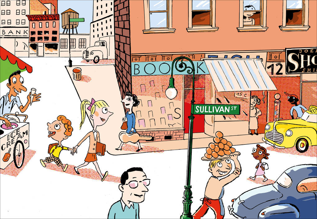 Weitere Ansicht: Abrakadabra in der Sullivan Street | Mascha Kaléko