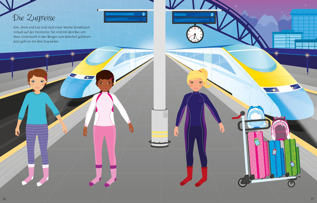 Weitere Ansicht: Mein Anziehpuppen-Stickerbuch: Ferien | Fiona Watt